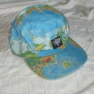 serengetee 5 panel map hat